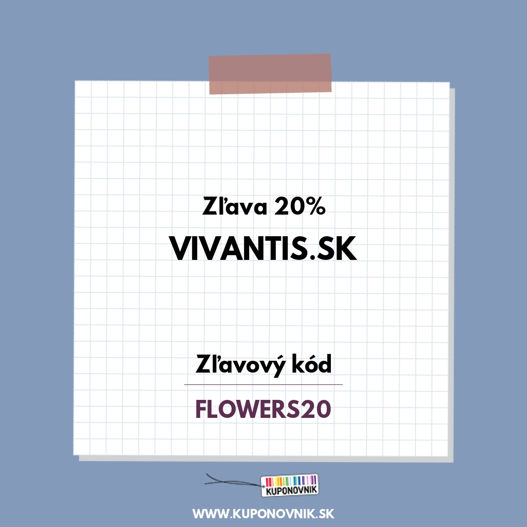 Vivantis.sk zľavový kód - Zľava 20%