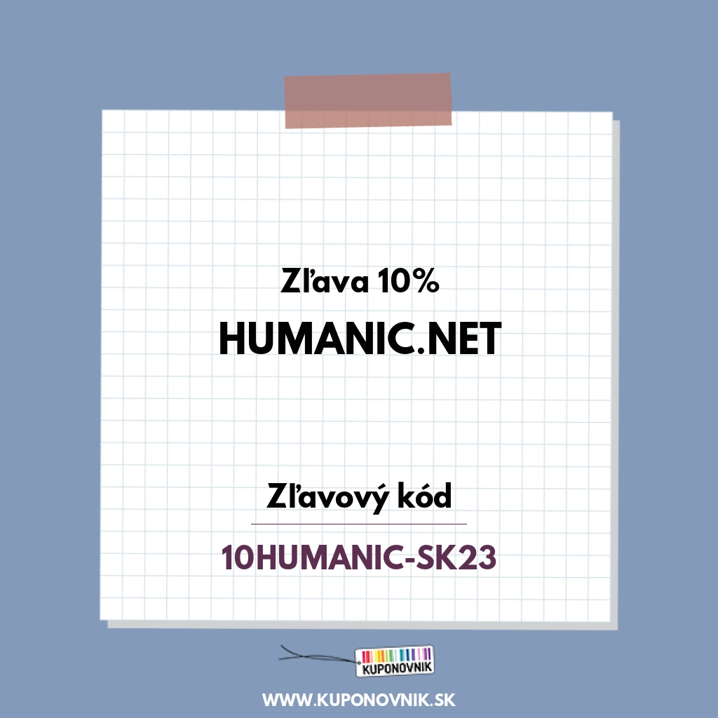 Humanic.net zľavový kód - Zľava 10%