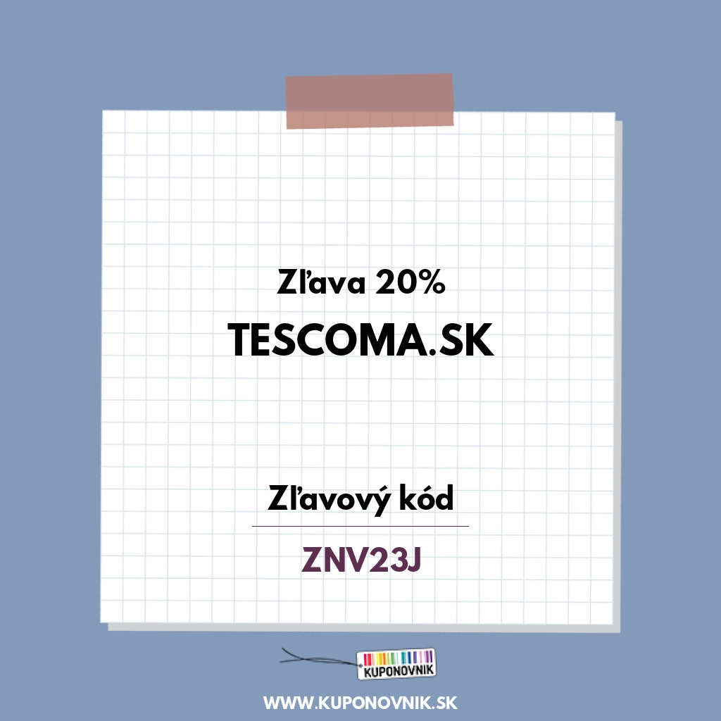 Tescoma.sk zľavový kód - Zľava 20%